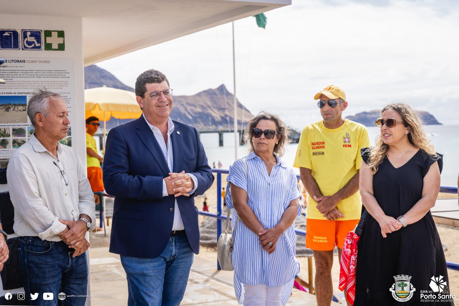 HASTEAR DAS BANDEIRAS AZUIS NO PORTO SANTO