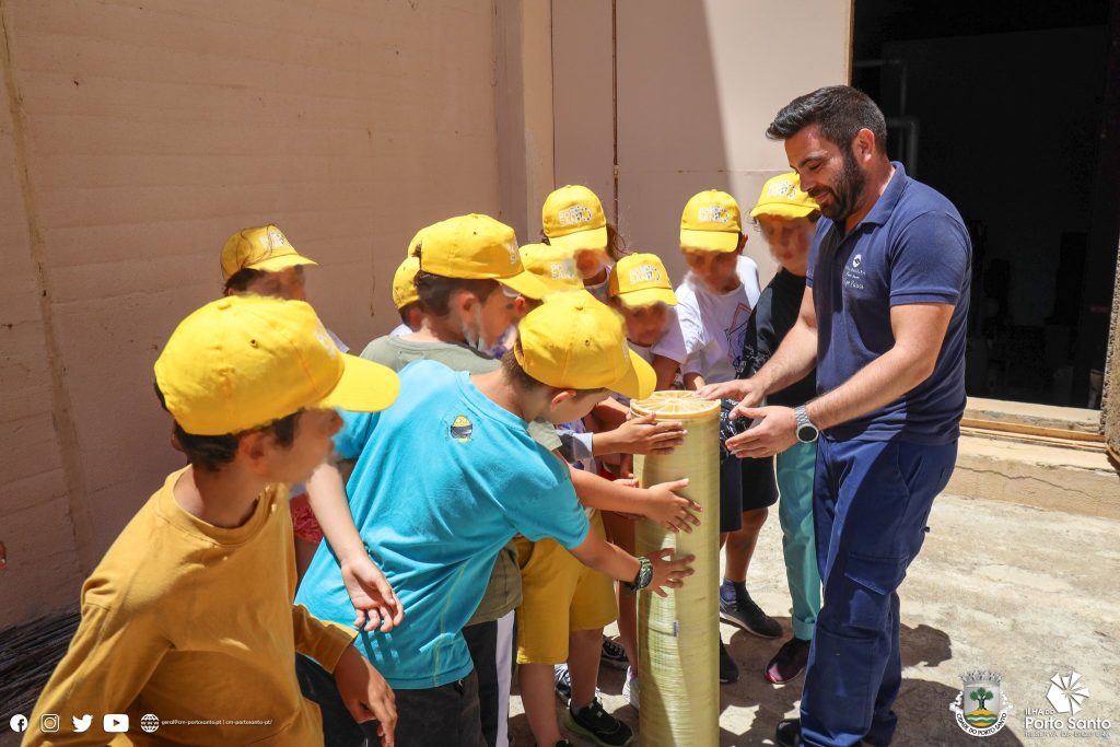 Escolas do 1º Ciclo visitam painéis solares do Hotel Vila Baleira