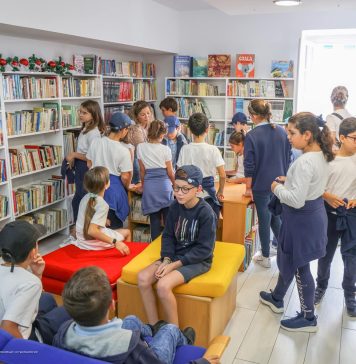 VISITA DE ESTUDO À BIBLIOTECA MUNICIPAL