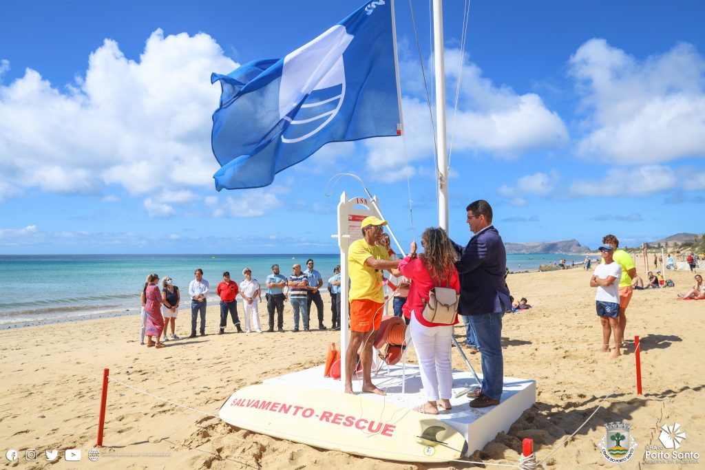 Porto Santo hasteou bandeiras azuis