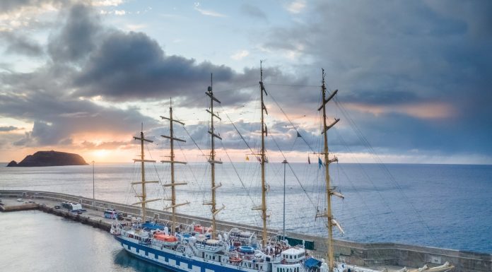 Veleiro Royal Clipper no Porto Santo